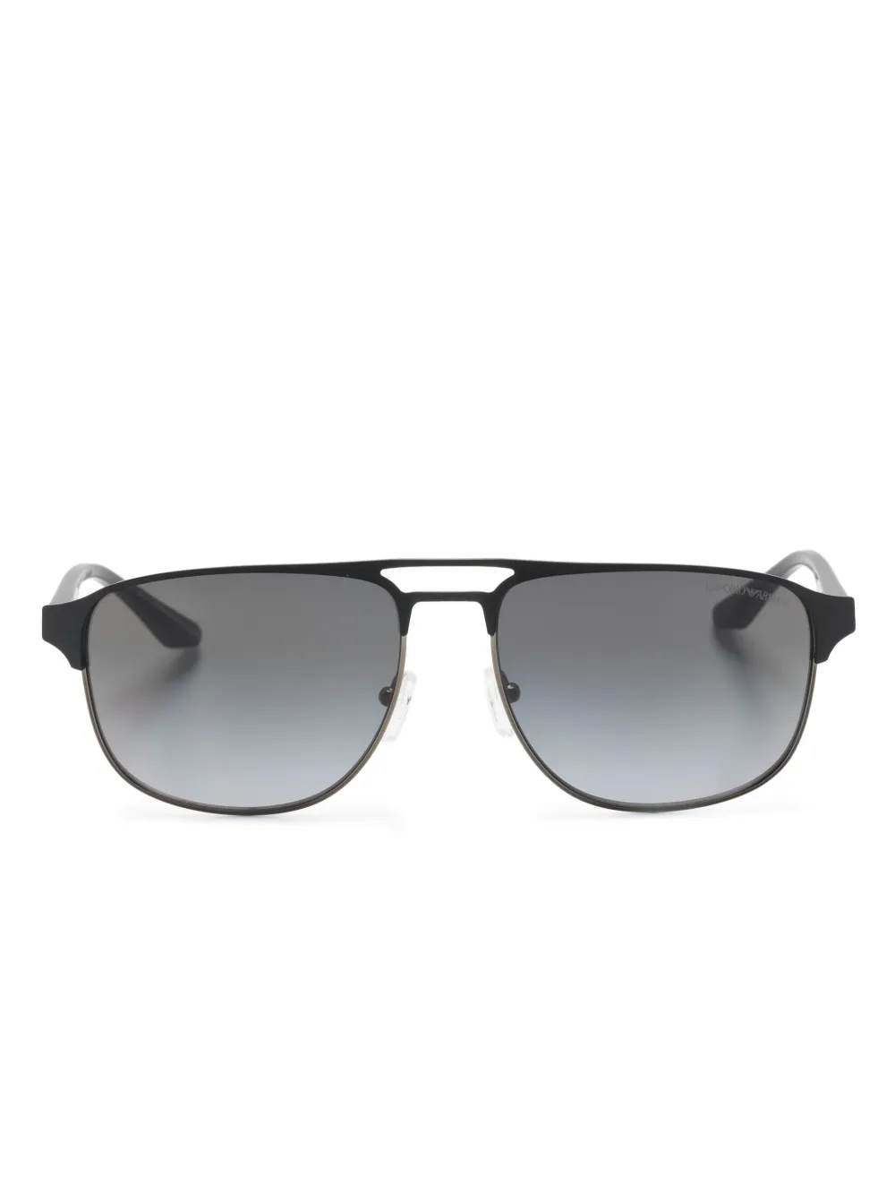 Emporio Armani Pilot-frame Sunglasses In Black