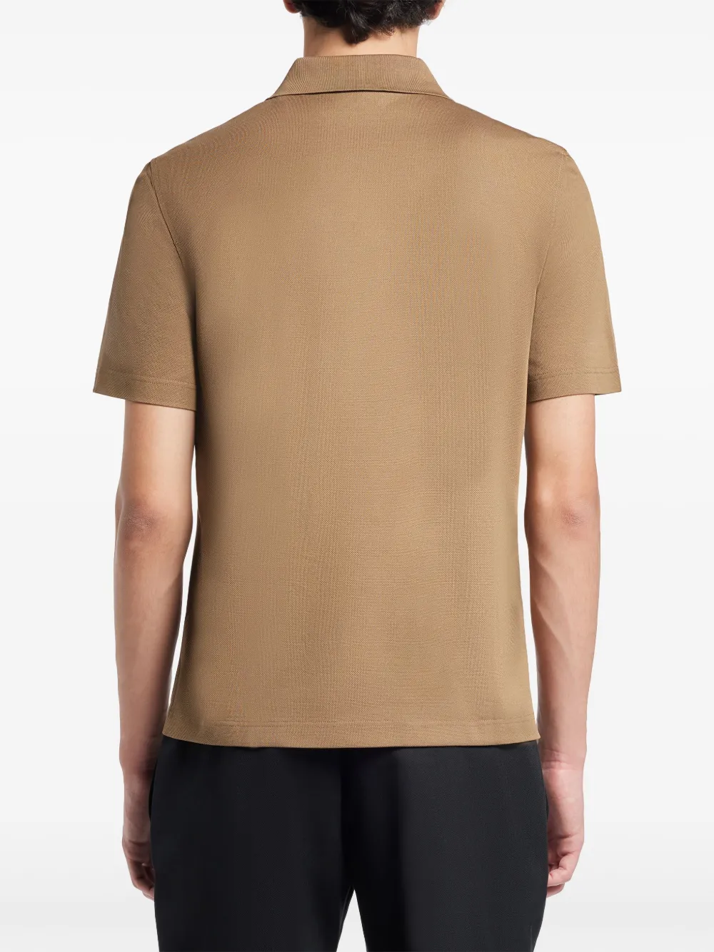 Ferragamo Katoenen poloshirt Bruin