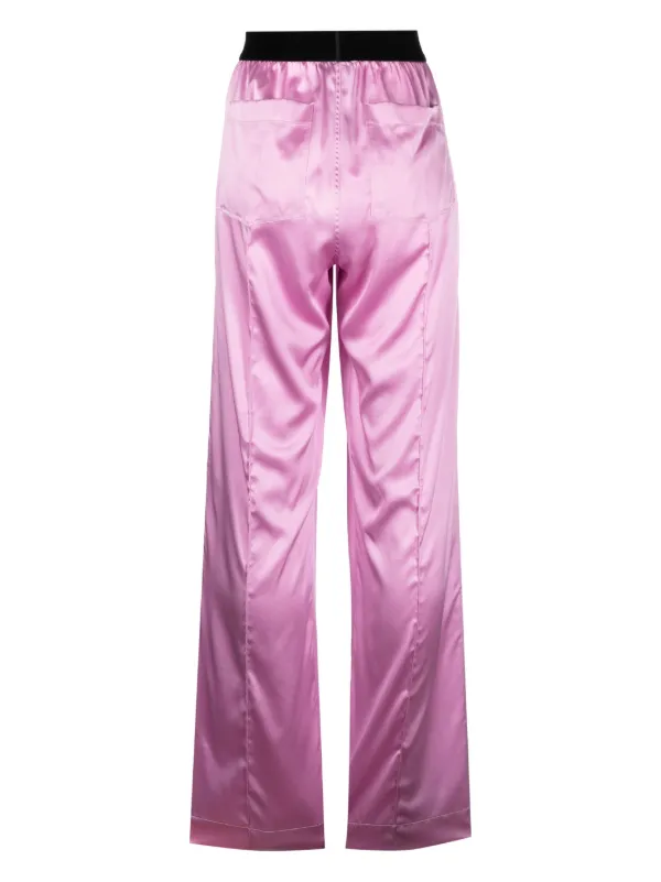 Satin pyjama best sale bottoms womens