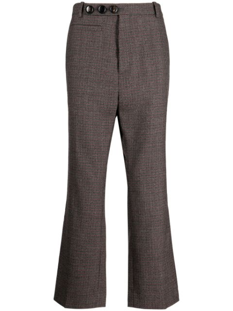 Namacheko houndstooth-pattern tailored trousers