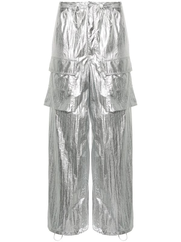 MM6 Maison Margiela wide-leg Drawstring Jeans - Farfetch