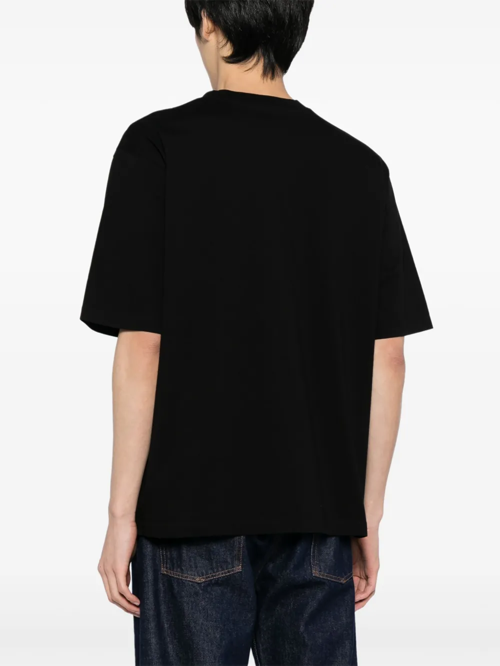 Shop Dsquared2 Logo-print Cotton T-shirt In Black