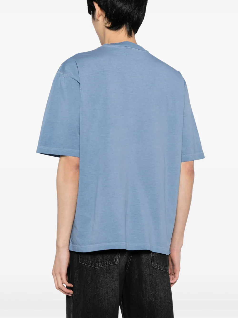 Dsquared2 Logo-print Cotton T-shirt In Blue