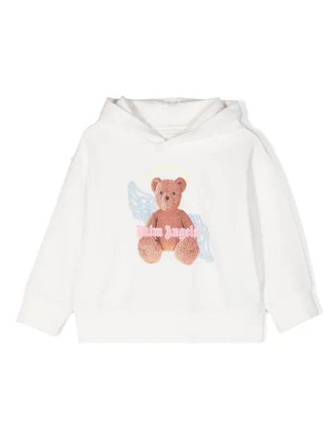 Palm Angels Kids graphic-print cotton hoodie