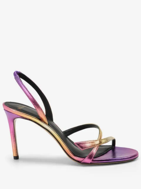 Alexandre Birman Tita tonade lädersandaler 85 mm