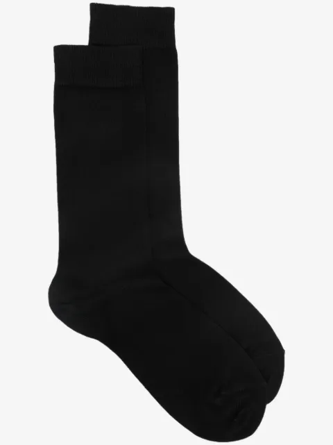Sunspel logo-print socks