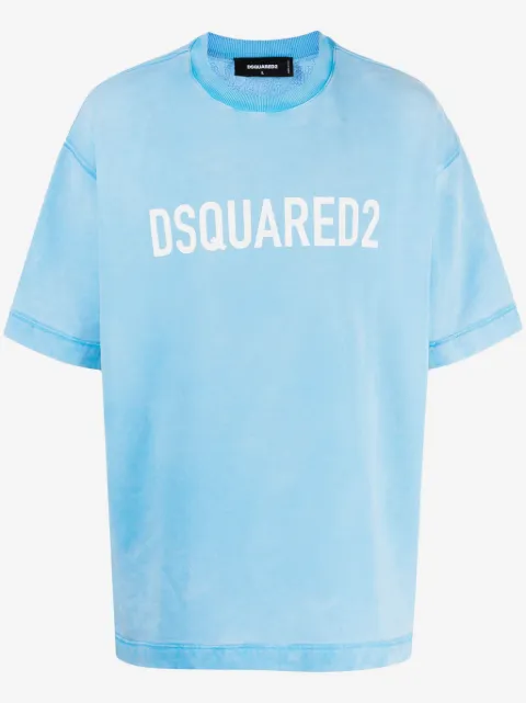 DSQUARED2 sudadera manga corta con logo estampado