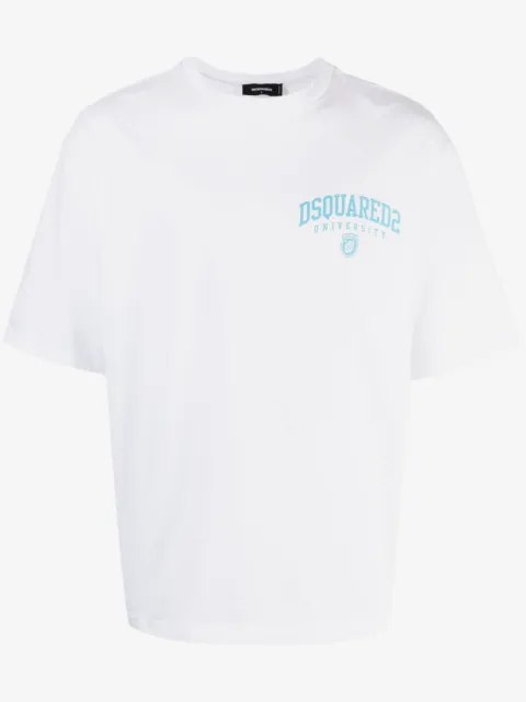 DSQUARED2 playera con logo estampado