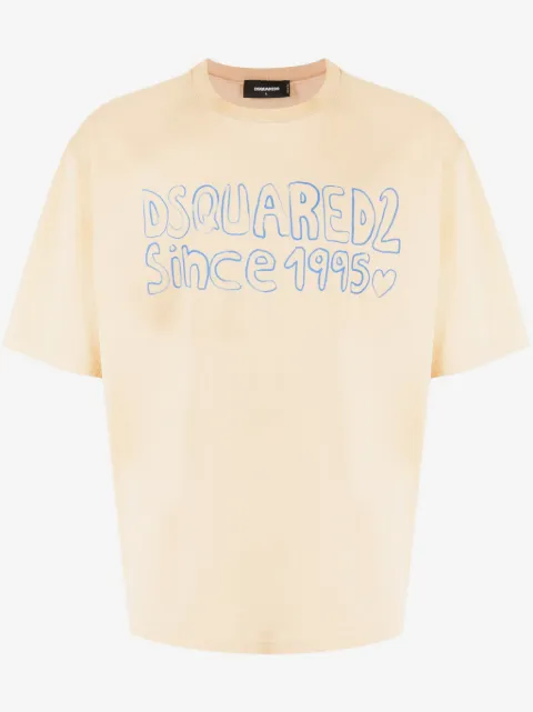 DSQUARED2 t-shirt en coton à logo imprimé