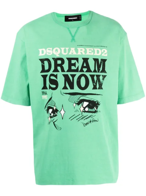DSQUARED2 playera con logo estampado