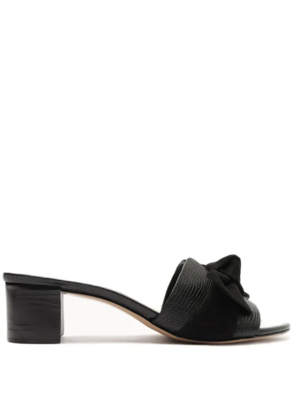 Alexandre Birman Maxi Clarita Block 45 Mules Black FARFETCH