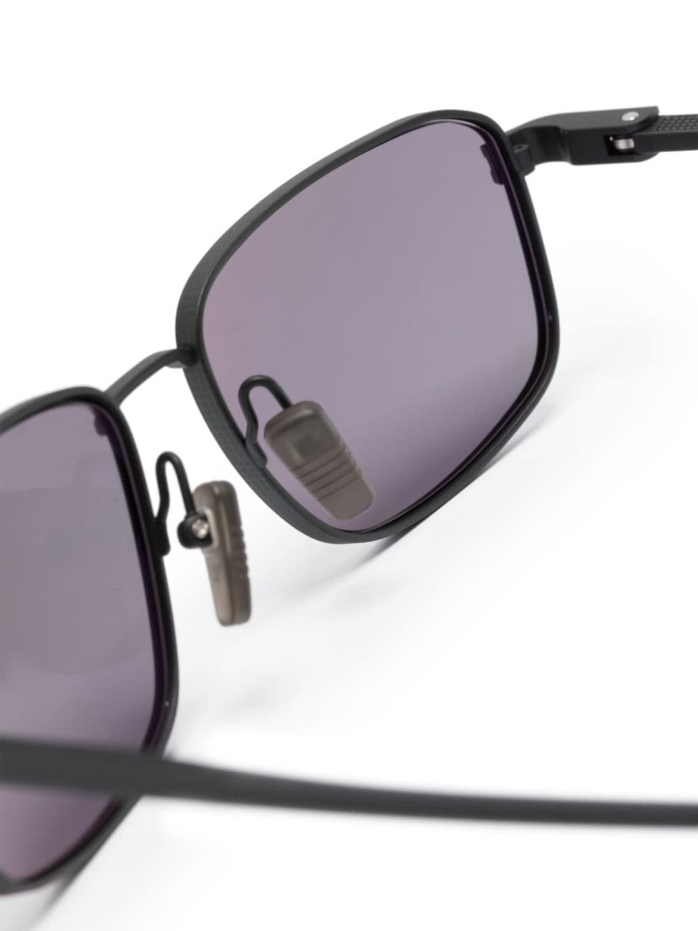 Shop Dita Eyewear Matte Square-frame Sunglasses In Black