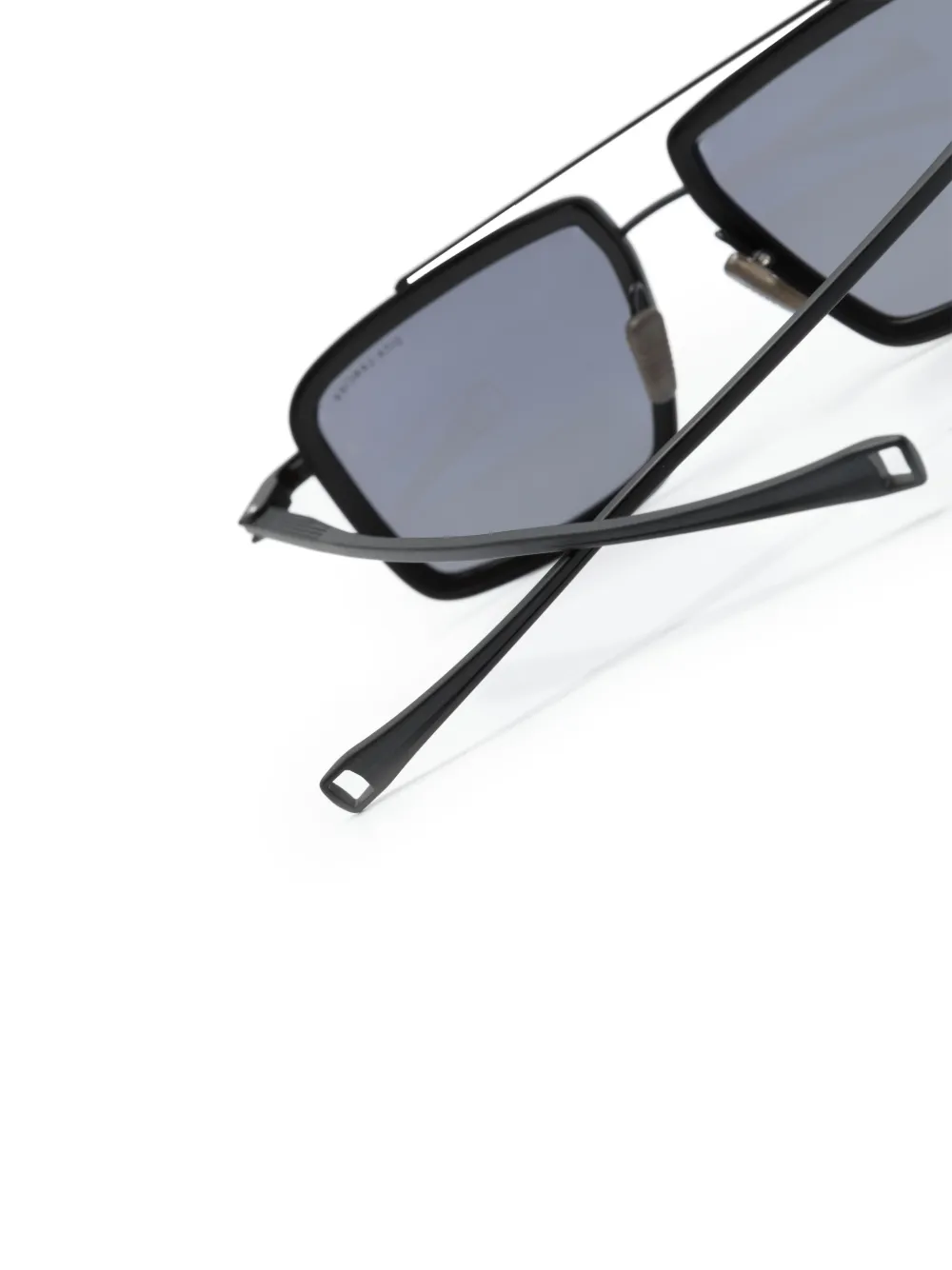 Shop Dita Eyewear Dls-422 Pilot-frame Sunglasses In Black