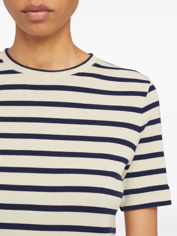 Jil Sander ストライプ Tシャツ | ホワイト | FARFETCH JP