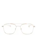 Dita Eyewear navigator style square-frame glasses - Gold