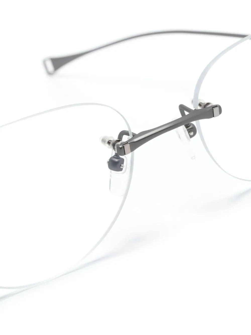Dita Eyewear Dlx121 Rimless Glasses In Grey