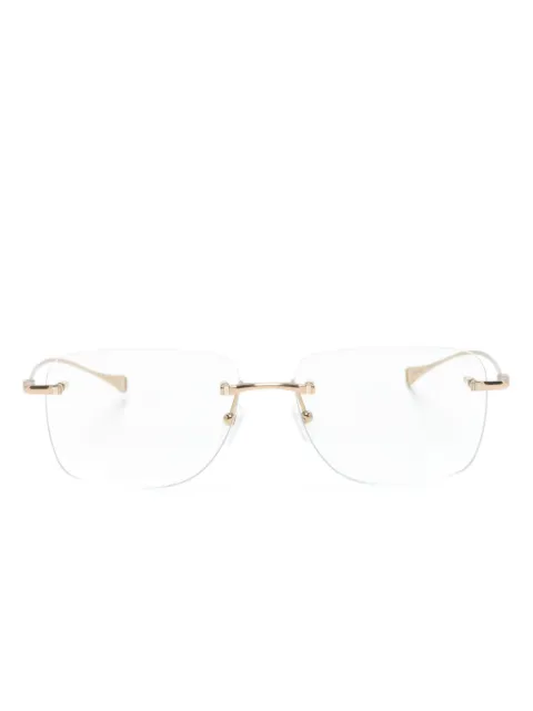 Dita Eyewear frameless titanium glasses 