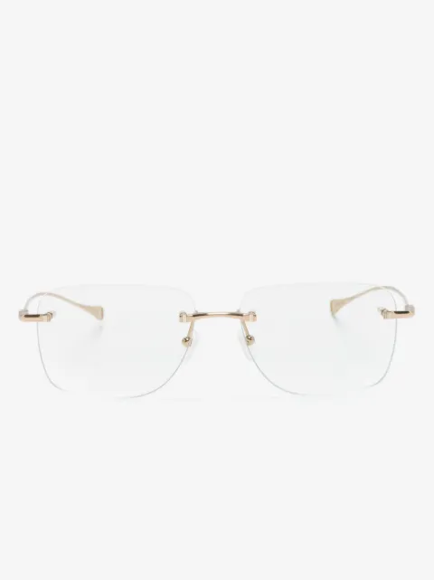 Dita Eyewear frameless titanium glasses 