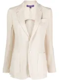 Ralph Lauren Collection Hailey basket-weave blazer - Neutrals