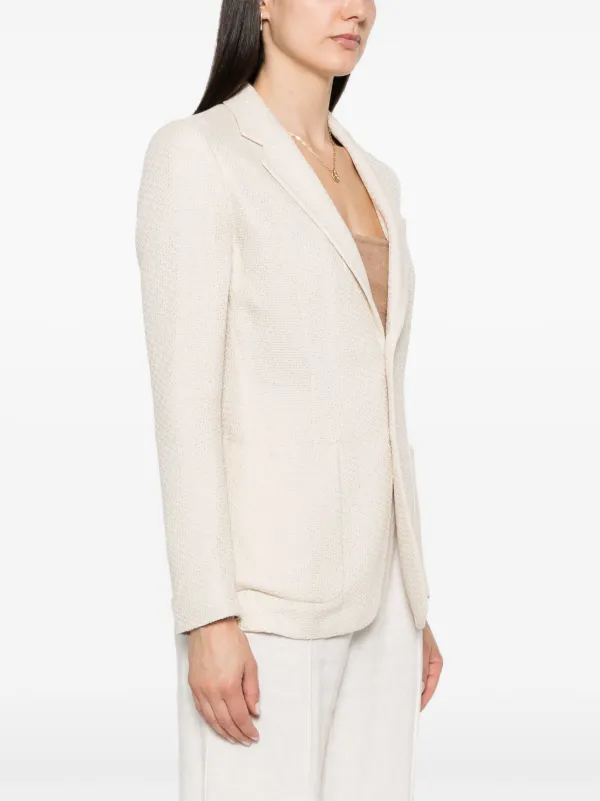 Basketweave blazer store