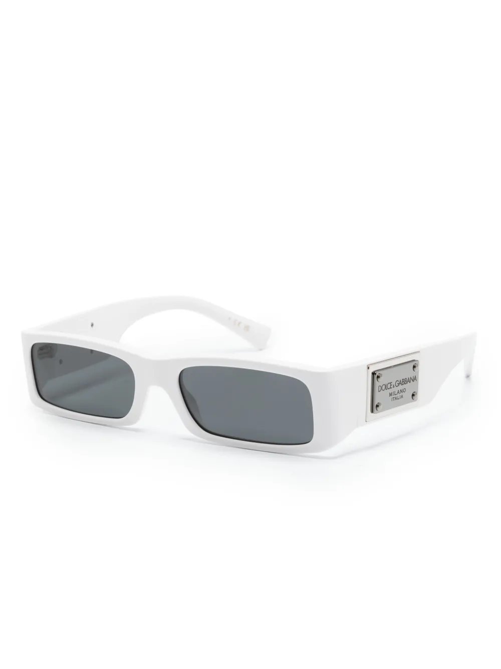 Dolce & Gabbana Eyewear Occhiali da sole squadrati con placca logo | Image 2