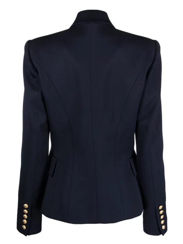 Navy balmain blazer cheap