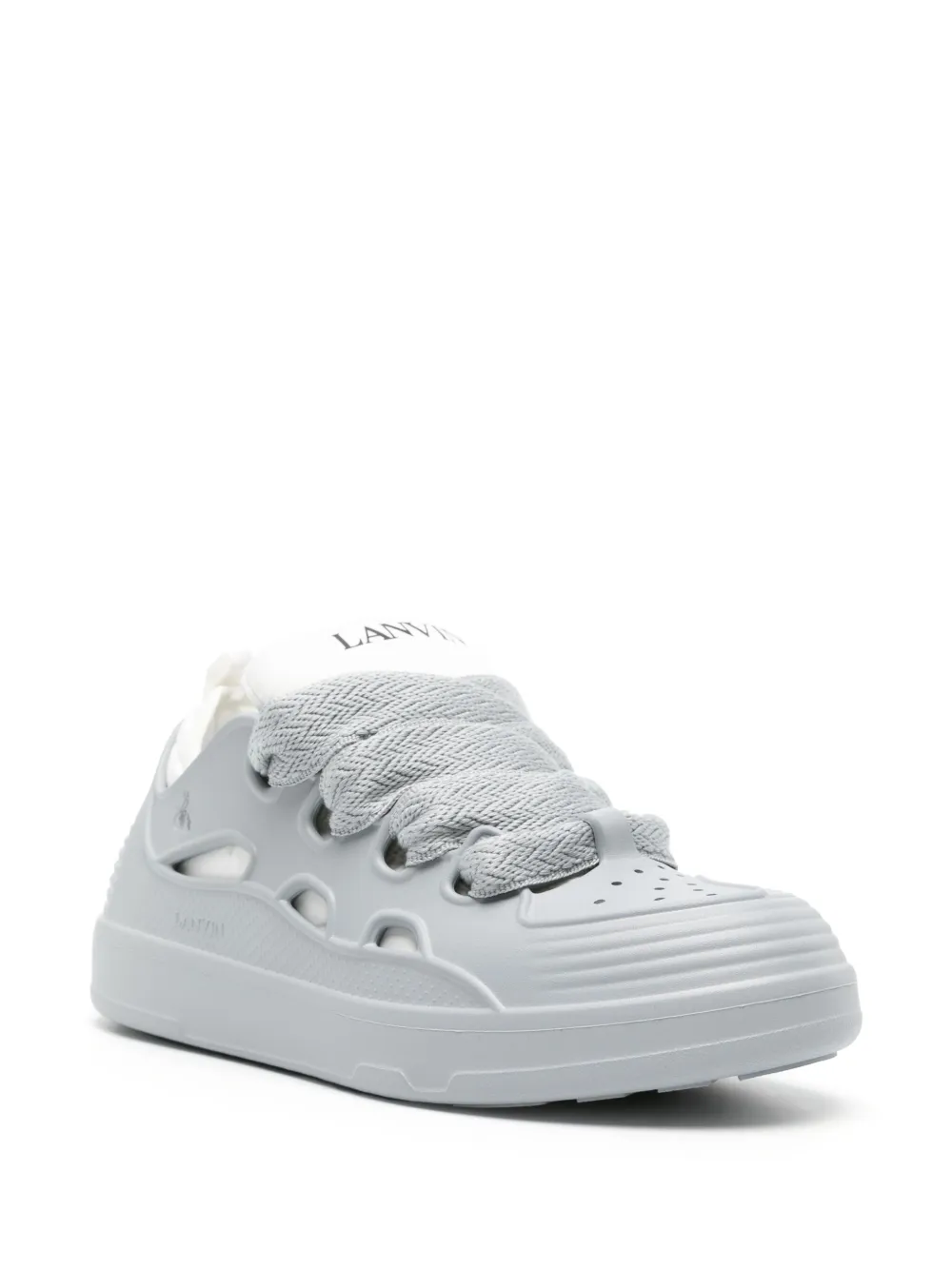 Lanvin Curb sneakers met colourblocking - Grijs
