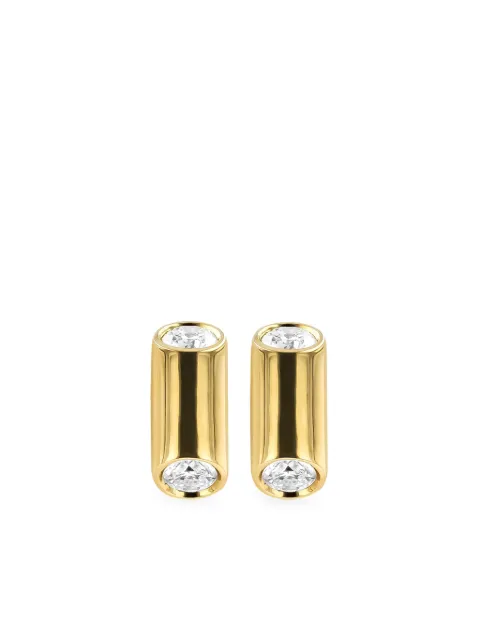 Pragnell 18kt yellow gold Eclipse diamond stud earrings