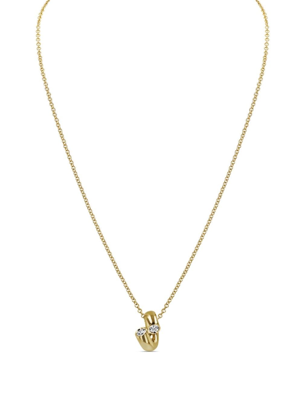 Pragnell 18kt Yellow Gold Eclipse Spring Necklace