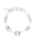 Cult Gaia Malaya logo-charm ankle bracelet - Silver