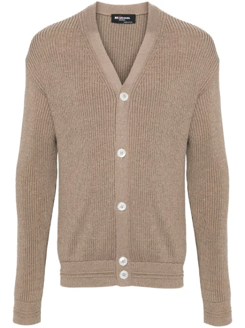 Kiton ribbed-knit cardigan