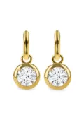 Pragnell 18kt yellow gold Large Skimming Stone diamond drop earrings