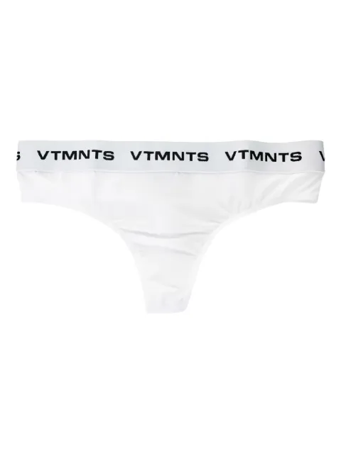 VTMNTS لباس داخلي رفيع بشريط شعار الماركة