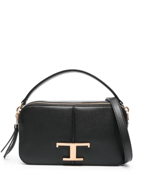 Tod's T-plaque leather tote bag