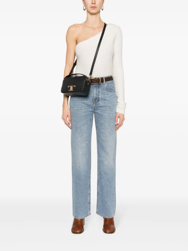 Tod's Tプレート ハンドバッグ Tod's Tプレート ハンドバッグ | ブラック | FARFETCH JP