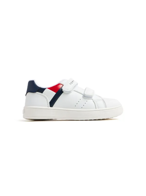 Tommy Hilfiger Junior Baskets a Design Colour Block Blanc FARFETCH MA