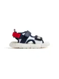 Tommy Hilfiger Junior logo-embossed touch-strap sandals - White