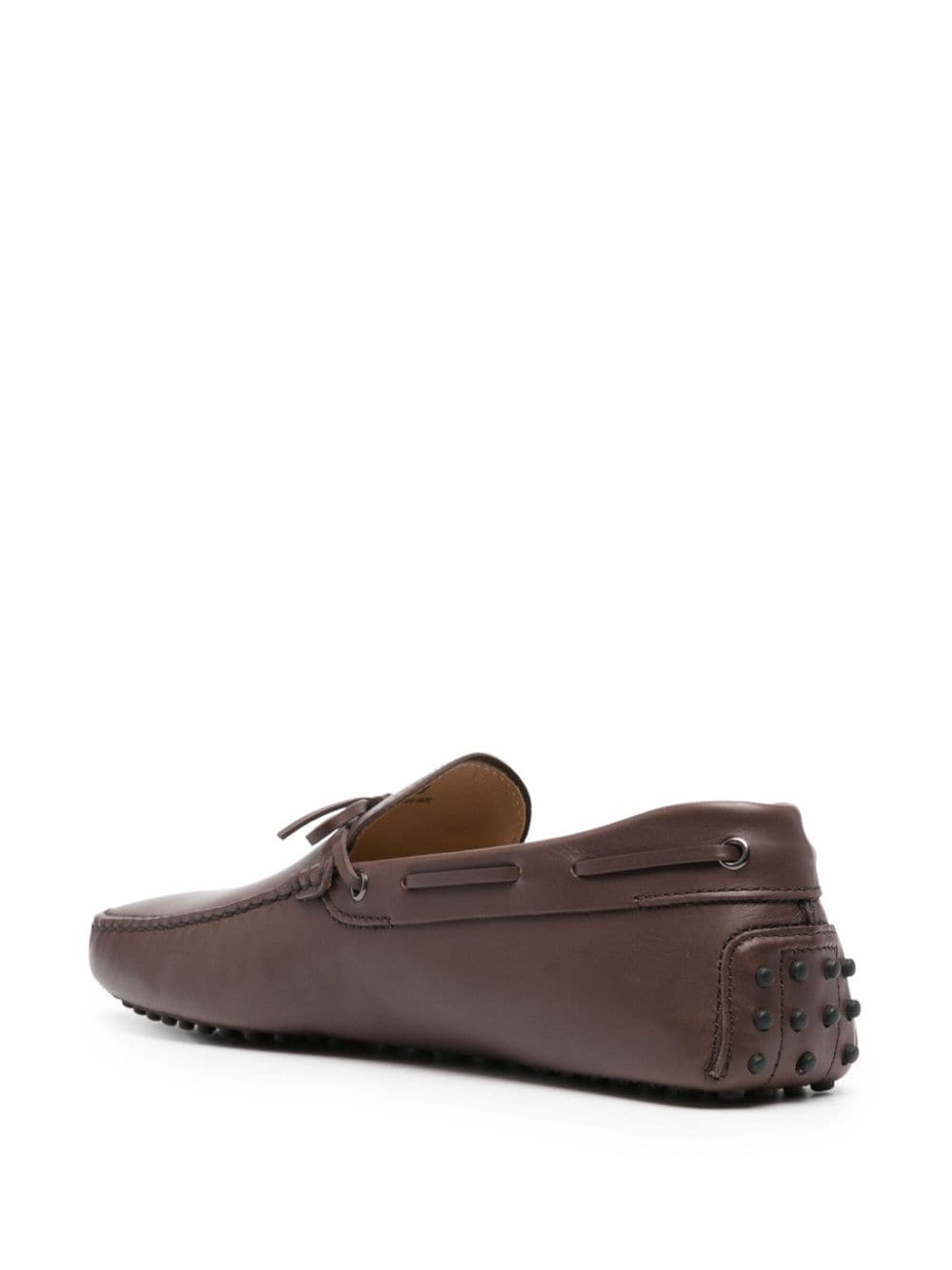 Shop Tod's Gommino Leather Driving Shoes In Brown