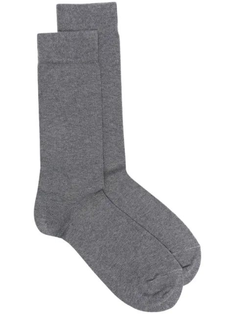 Sunspel logo-print socks