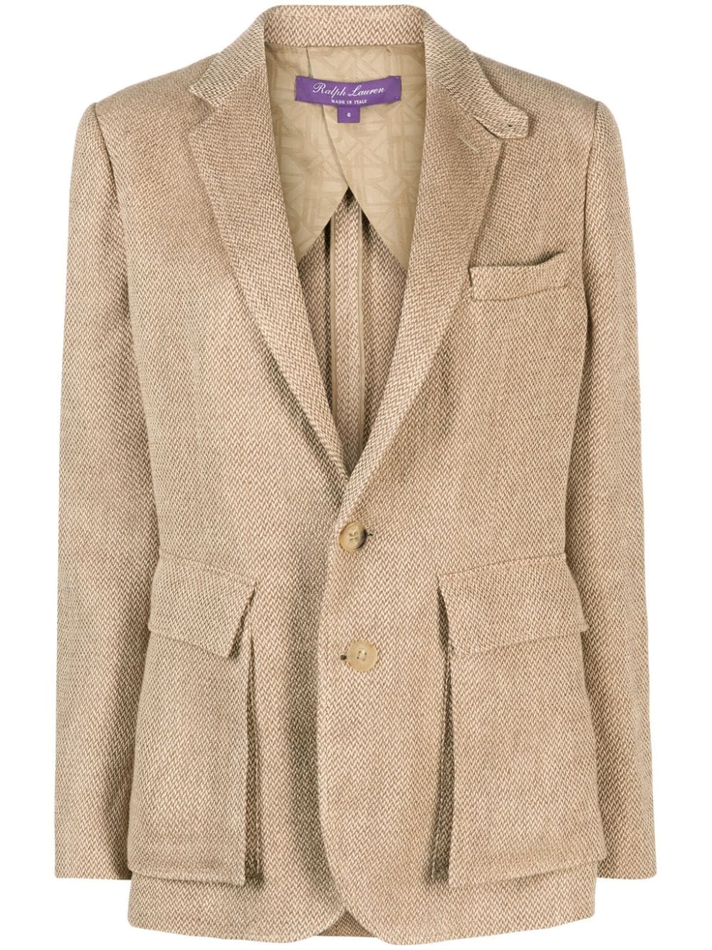 Ralph Lauren Collection Rileigh linnen blazer Beige