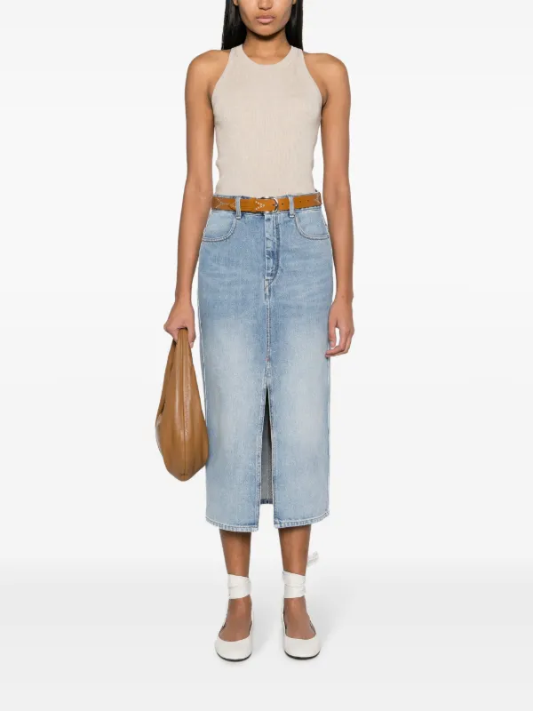 スカート ISABEL MARANT Woman Skirt Blue JU0329FAC1H01I 30BU ISABEL MARANT: Skirt woman - Blue | Isabel Marant skirt