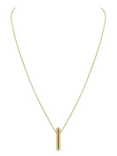 Pragnell 18kt yellow gold Eclipse diamond drop necklace