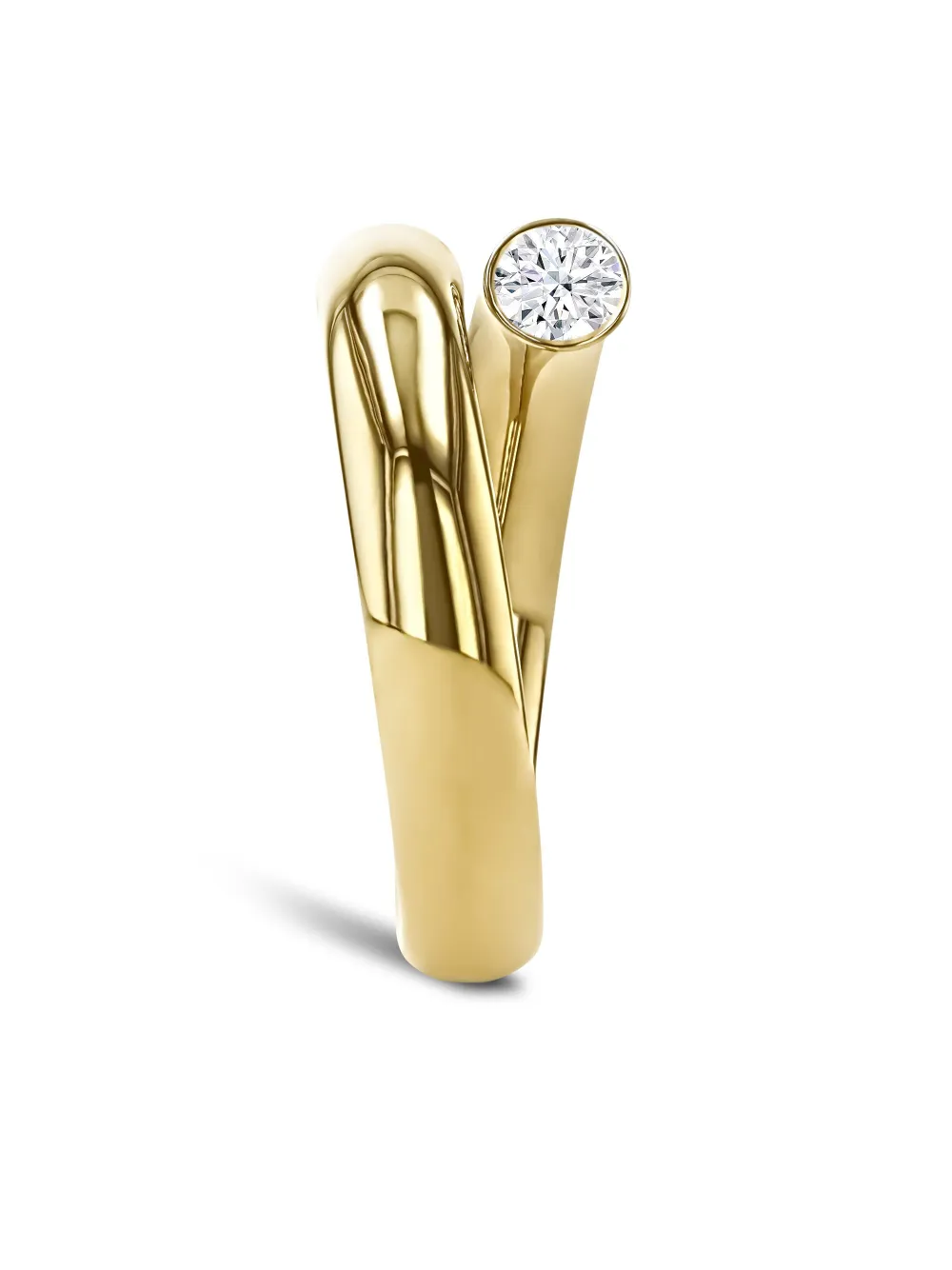 Pragnell 18kt Yellow Gold Eclipse Diamond Ring In Gold