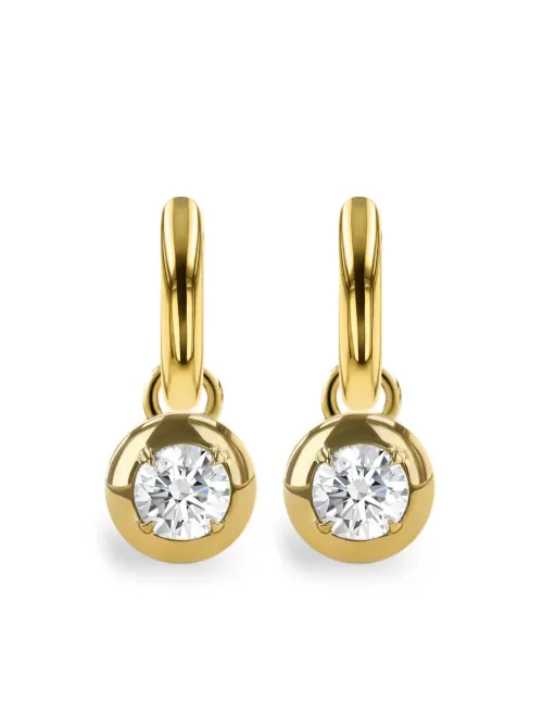 Boucles d'oreilles pendantes en 18ct pavées de diamants - Pragnell - Modalova