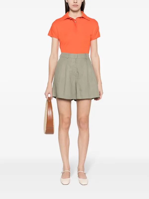 【送料&関税込】Kiton Linen Shorts Kiton Linen Shorts | Neutrals | FARFETCH JO