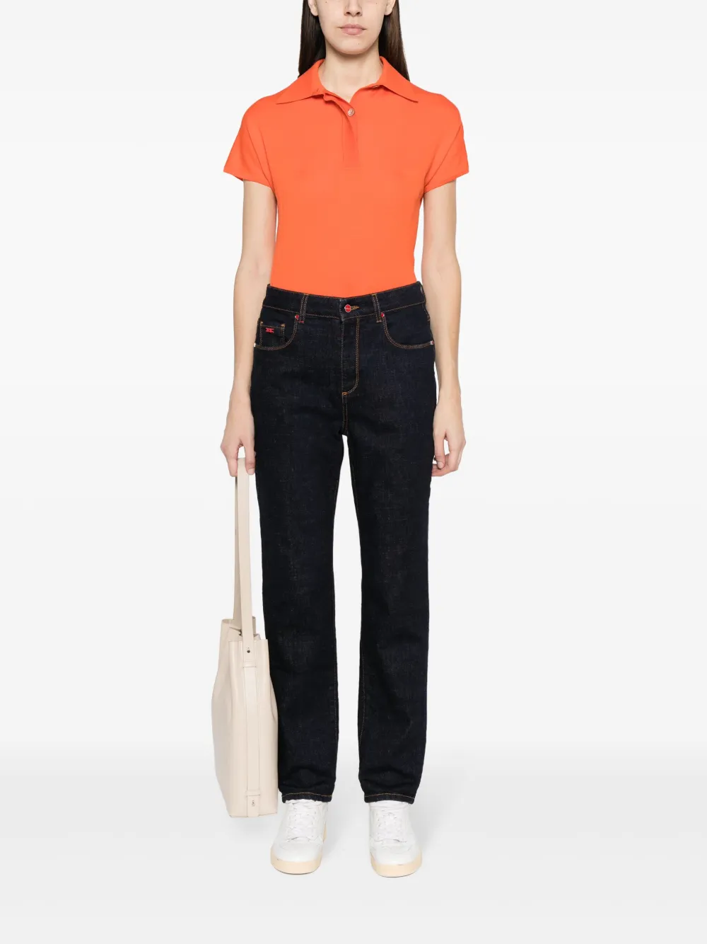 Kiton Flared jeans Blauw
