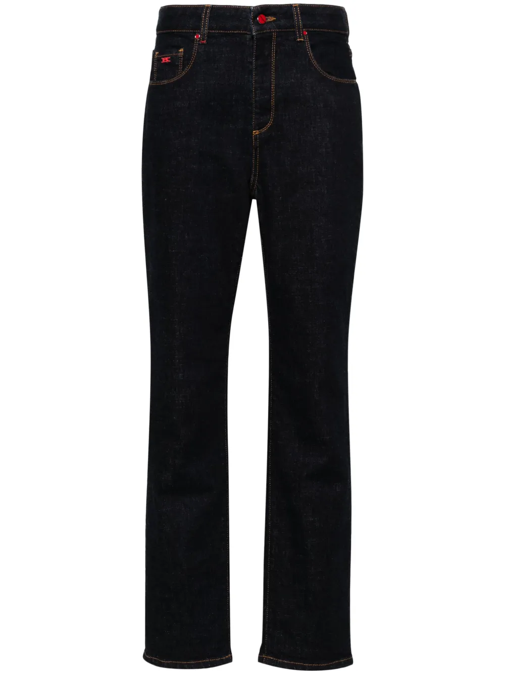 Kiton Flared jeans Blauw