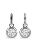 Pragnell 18kt white gold Large Skimming Stone diamond drop earrings