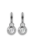 Pragnell 18kt white gold Small Skimming Stone diamond drop earrings