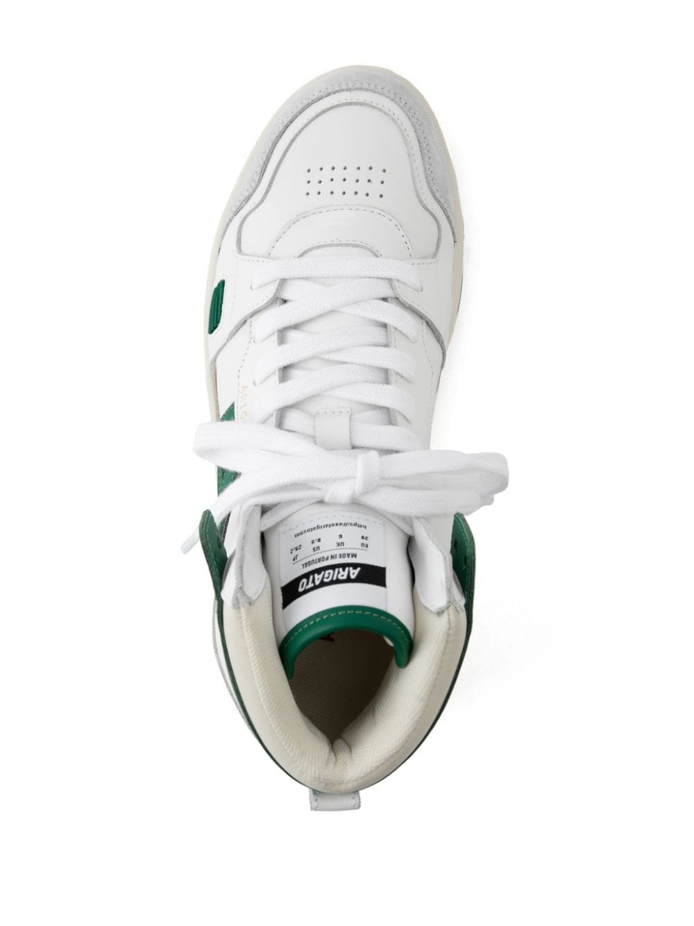 Shop Axel Arigato A-dice Hi Sneakers In White